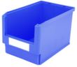 BITO contenitori a bocca di lupo impilabili adatti a carichi elevati, blu, profondità 500 mm, polipropilene