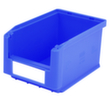 BITO contenitori a bocca di lupo impilabili adatti a carichi elevati, blu, profondità 230 mm, polipropilene