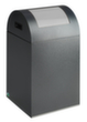 VAR Raccoglitore di materiale riciclabile WSG 40 R con sportello di accesso, 43 l, argento antico, coperchio argento