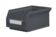 Kappes contenitori a bocca di lupo RasterPlan® Favorit, grigio, profondità 160 mm