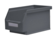 Kappes contenitori a bocca di lupo RasterPlan® Favorit, grigio, profondità 230 mm
