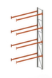 META Portapallet MULTIPAL per 10 pallet, 2800 mm di larghezza, 5 piani di stoccaggio