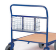 Rollcart Cestino in filo metallico per carrello di trasporto
