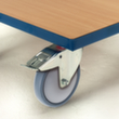 Rollcart Set di rulli con pneumatici in TPE Ø 125 mm per carrello per il trasporto