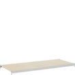 Scaffale in legno per scaffalature ad ampia campata, larghezza x profondità 1500 x 800 mm