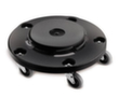 Rubbermaid Carrello BRUTE® per contenitori consolidati, per contenitore 76 - 121 l, polietilene/metallo nero