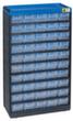 Allit modulo a cassetti extra robusto VarioPlus Pro 53/100, 50 cassetto(i), nero/blu/bianco traslucido