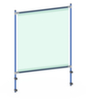 fetra Parete di protezione igienica per carrelli da trasporto, altezza x larghezza 1410 x 1066 mm