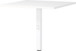 Elemento di collegamento angolare GW-MAILAND 7906 con piede di appoggio, larghezza x profondità 800 x 800 mm, pannello bianco