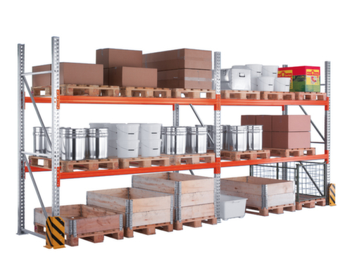 META Portapallet MULTIPAL per 12 pallet, 2785 mm di larghezza, 4 piani di stoccaggio