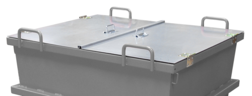 Bauer Coperchio incernierato in 2 pezzi per contenitore universale