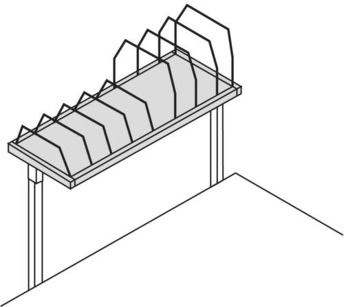 Rocholz Rivista di costruzioni per tavolo di confezionamento, altezza 400 mm