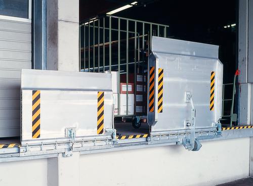 Ponte pieghevole con compensazione a molla