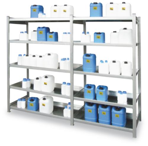 Scaffalature per merci pericolose per piccoli contenitori