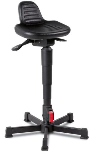 meychair Aiuto pieghevole in piedi Futura Allround, altezza sedile 590 - 780 mm, telaio nero