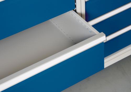 Bedrunka + Hirth Banco da lavoro con struttura in molti colori e piani diversi