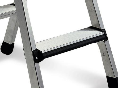 ZARGES Scaletta versione NL, 2 x 4 gradini in lamiera bugnata con imbottitura