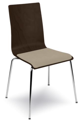 Nowy Styl Sedia a scocca in legno con struttura a 4 gambe