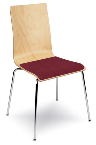 Nowy Styl Sedia a scocca in legno con struttura a 4 gambe