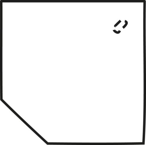 Gera Elemento di collegamento angolare Milano 90°