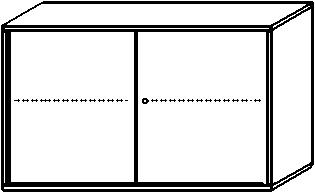 Gera Armadio ad ante battenti per ufficio Pro