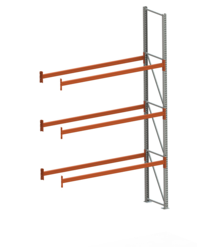 META Portapallet MULTIPAL per 8 pallet, 2785 mm di larghezza, 4 piani di stoccaggio