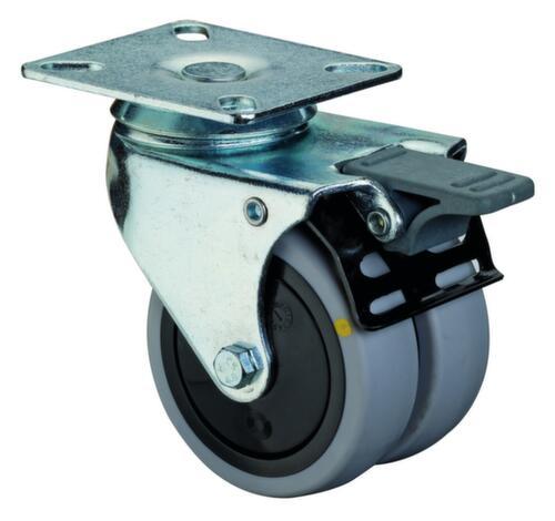 BS-ROLLEN Ruota antistatica in gomma piena