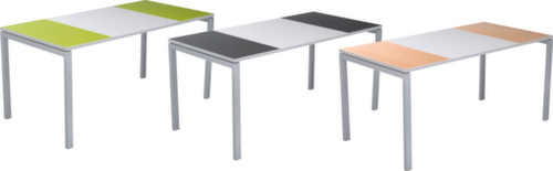 Scrivania easyDesk in look bicolore