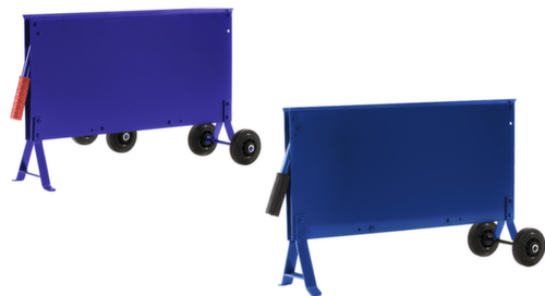 Dispenser mobile per reggette in acciaio