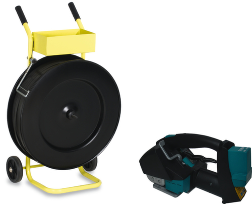 Set di reggiatura automatico Profi con reggia in plastica PP