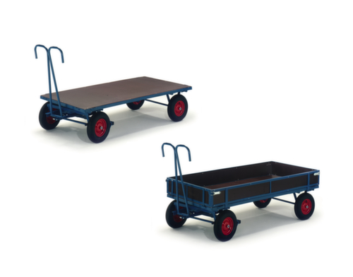 Rollcart Carrello a piattaforma manuale con capacità di carico fino a 1000 kg