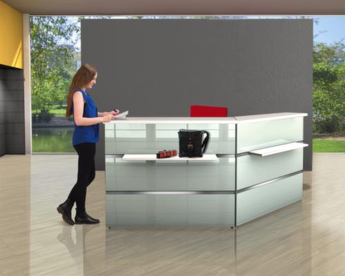 Kerkmann Banco ad angolo Atlantis con ripiano per borse