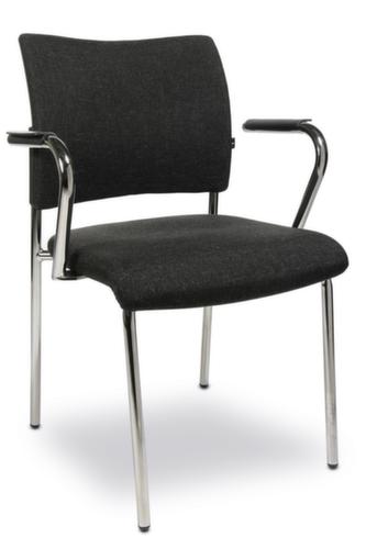 Topstar Sedia per visitatori con sedile imbottito