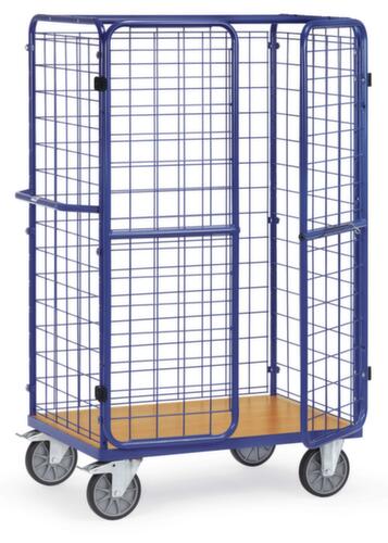 fetra Carrello portapacchi con pareti a rete