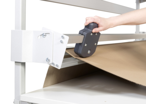 Treston Supporto per dispositivo di taglio per tavolo di confezionamento, altezza 80 mm