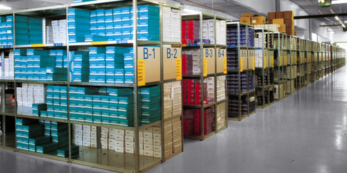 hofe Ripiano avvitabile, 5 ripiani, RAL7035 grigio luce