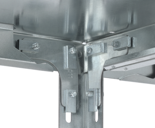 hofe Ripiano avvitabile, 5 ripiani, RAL7035 grigio luce