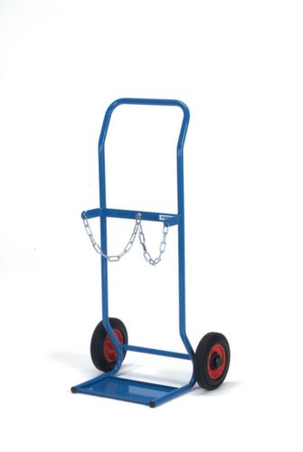 fetra Carrello barile, per bombola 2 x 10 l, gommatura in gomma solida