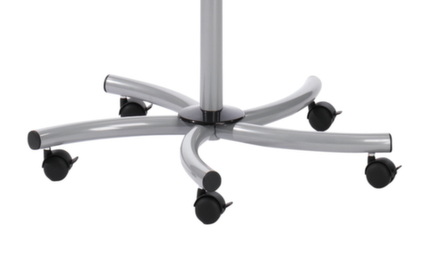 Franken lavagna portablocco mobile Pro Mobil con fermafogli,altezza 1630 - 1950 mm