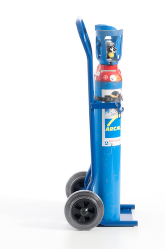 Rollcart Carrello portabottiglie, per bombola 2 x 10 l, gommatura in TPE
