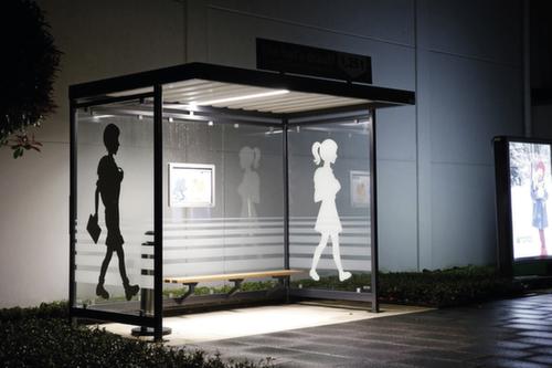 Apparecchio a soffitto a LED per tettoia per fumatori