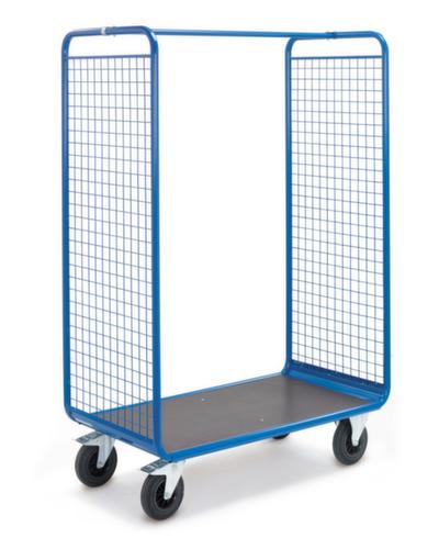Roll container con pareti in rete metallica