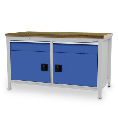 Bedrunka + Hirth Banco da lavoro con struttura in molti colori e piani diversi