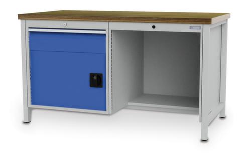 Bedrunka + Hirth Banco da lavoro con struttura in molti colori e piani diversi