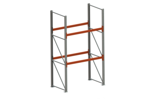 META Portapallet MULTIPAL per 6 pallet, 1825 mm di larghezza, 3 piani di stoccaggio