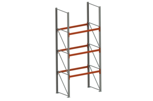 META Portapallet MULTIPAL per 8 pallet, 1825 mm di larghezza, 4 piani di stoccaggio