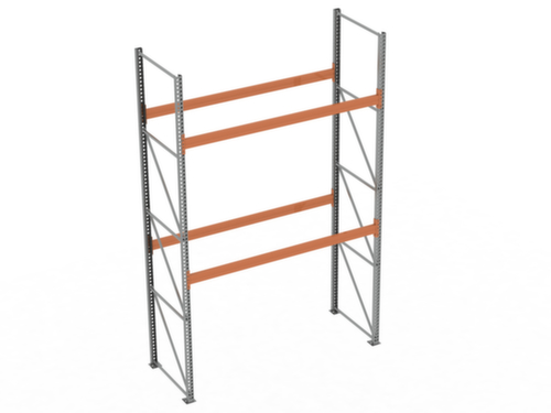 META Portapallet MULTIPAL per 9 pallet, 2870 mm di larghezza, 3 piani di stoccaggio