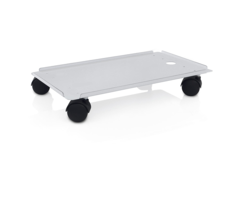 IDEAL Health Carrello per depuratore d'aria, acciaio grigio chiaro