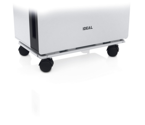 IDEAL Health Carrello per depuratore d'aria, acciaio grigio chiaro
