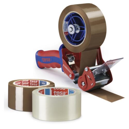 tesa Set di dispenser manuali con 36 rotoli di nastro da imballaggio in PP